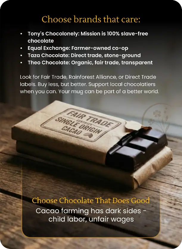 Remember, avoid chocolate chips