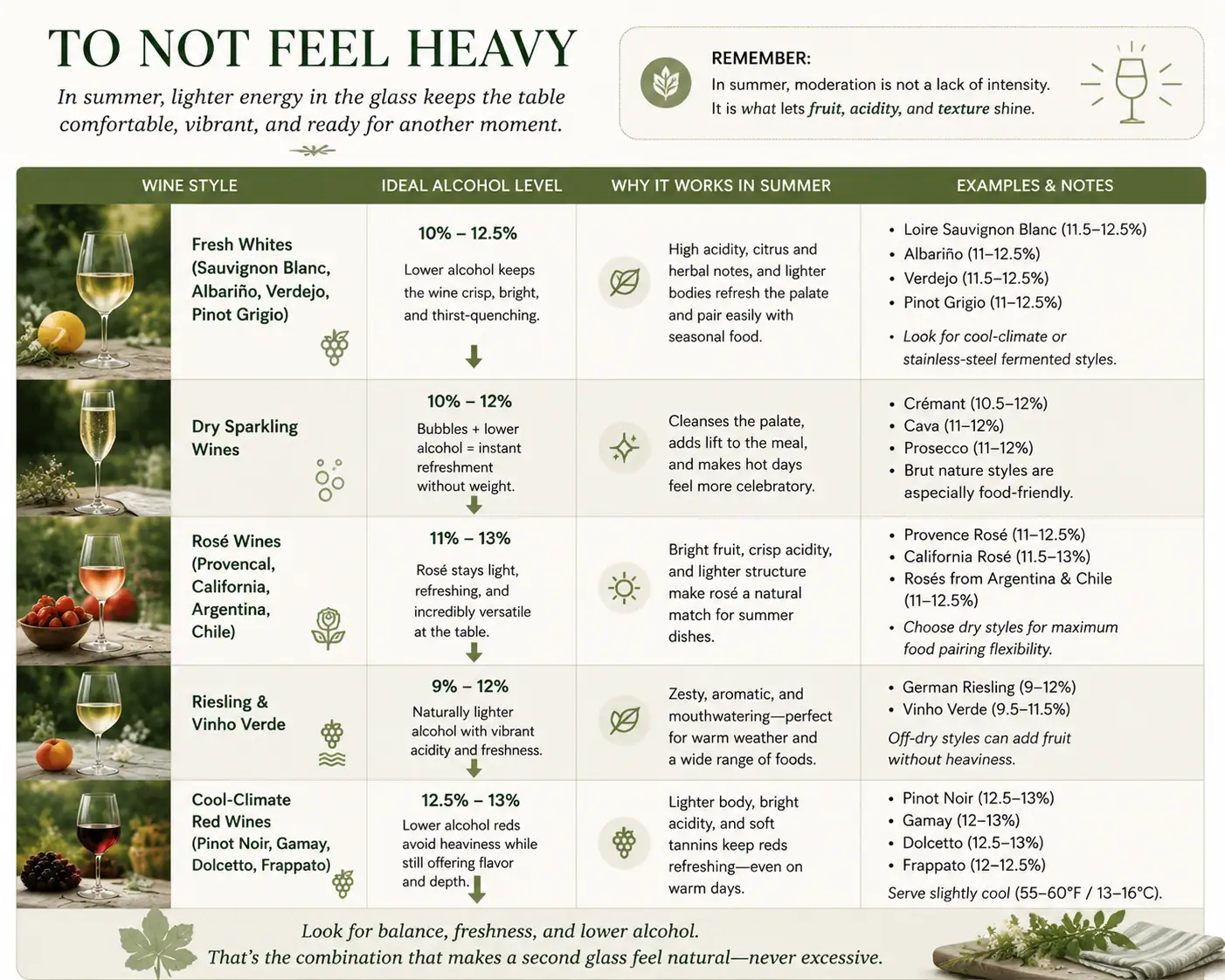 To not feel heavy.