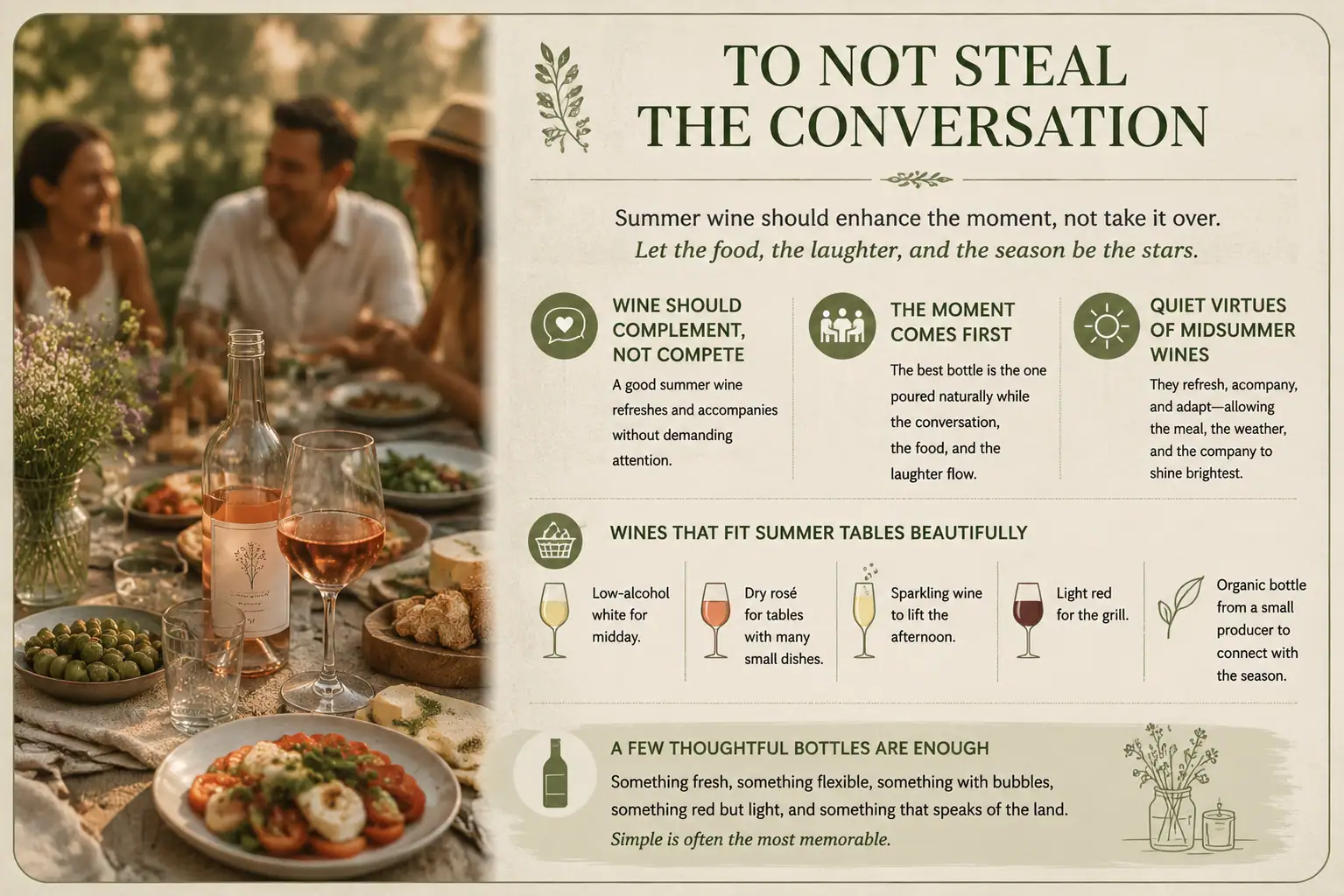 To not steal the conversation